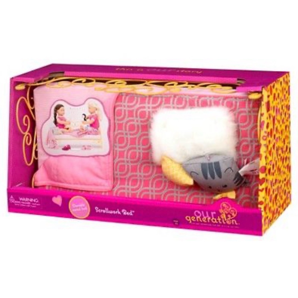 Our Generation Doll Sleepover Bed- Pink
